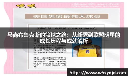 马尚布鲁克斯的篮球之路：从新秀到联盟明星的成长历程与成就解析